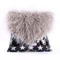 round rectangle Faux Fur Throw Pillow Cover Faux Fur Mongolian Pillow Covers